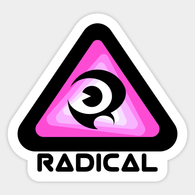 Reggie Radical Grinder Dimention Sticker by RebelTaxi